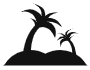 icône palmiers